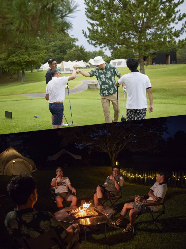 GOLF × CAMP